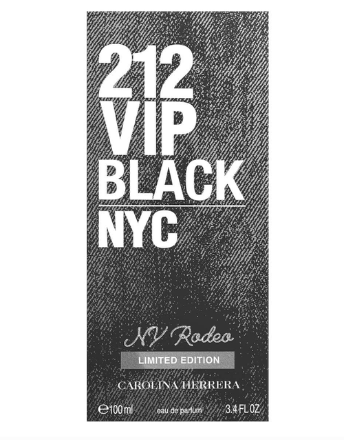 212 VIP Black NY Rodeo Limited Edition EDP for Men 100ml Carolina Herrera